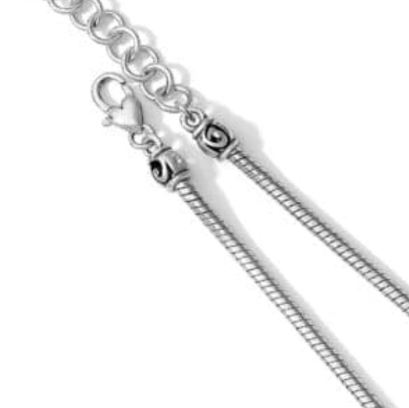 BRIGHTON Elegant Silver Heart Pendant Necklace - Picture 3 of 9